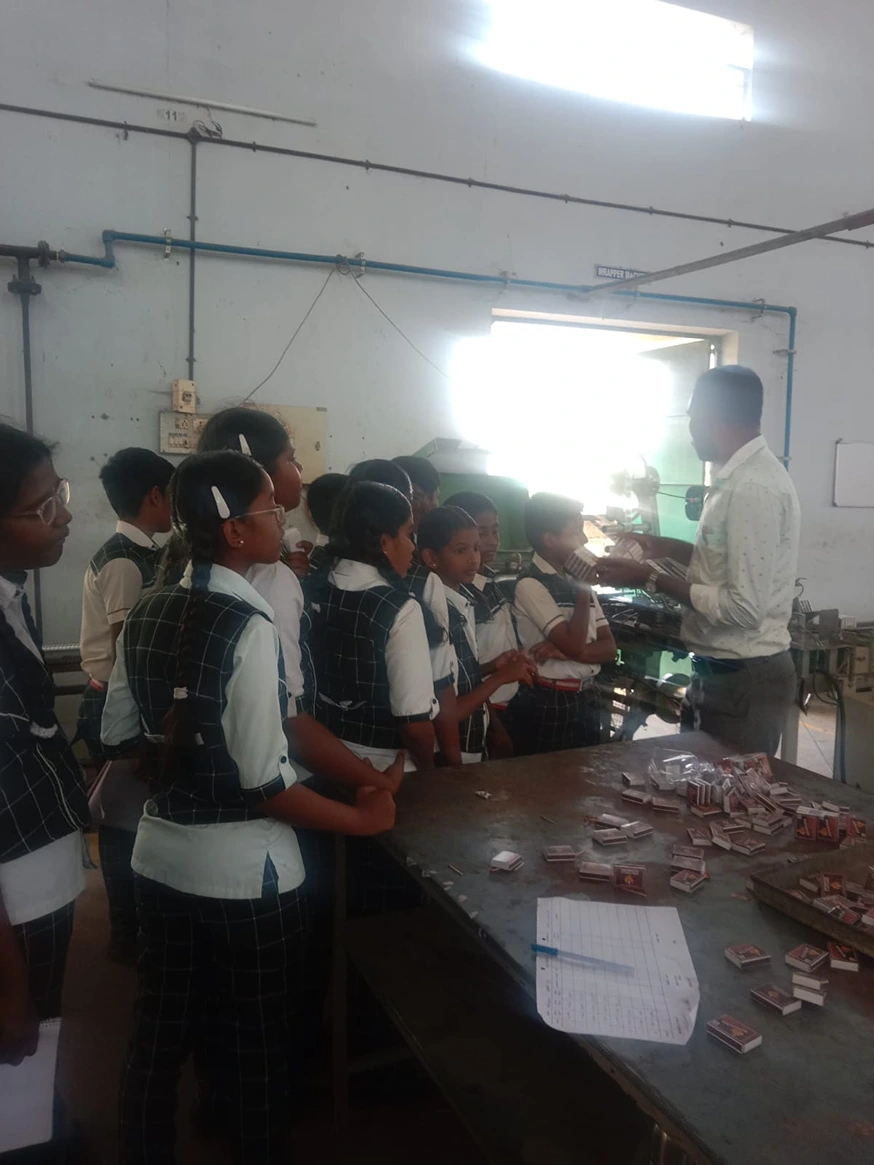 Read more about the article VISIT TO THE MACHINE MADE MATCHES UNIT